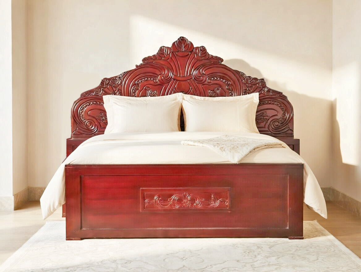 Lacquer Paint BED (Size-5'/7')