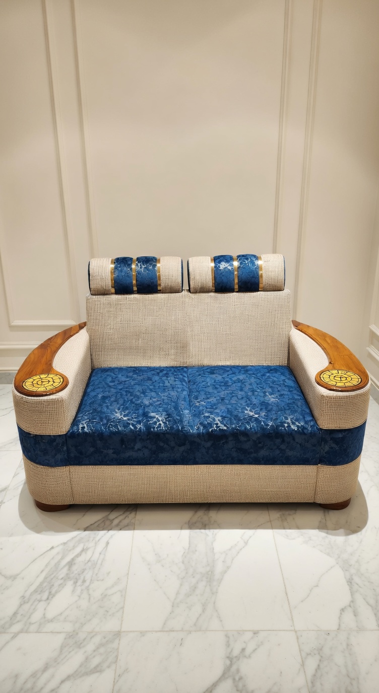 Premium Blue Sofa