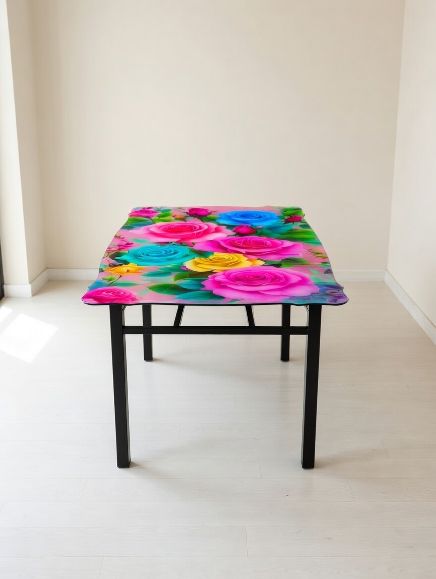 GLASS DINING TABLE (Only Table)